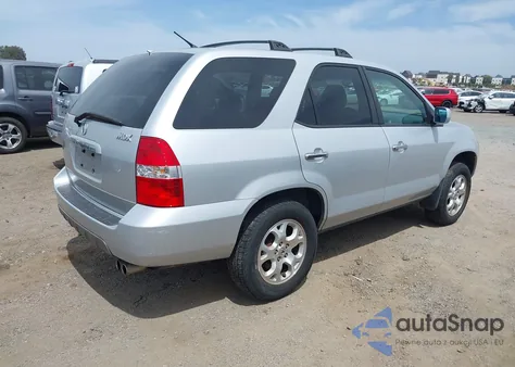 2002 Acura Mdx из США, поврежденный, VIN 2HNYD18682H508960